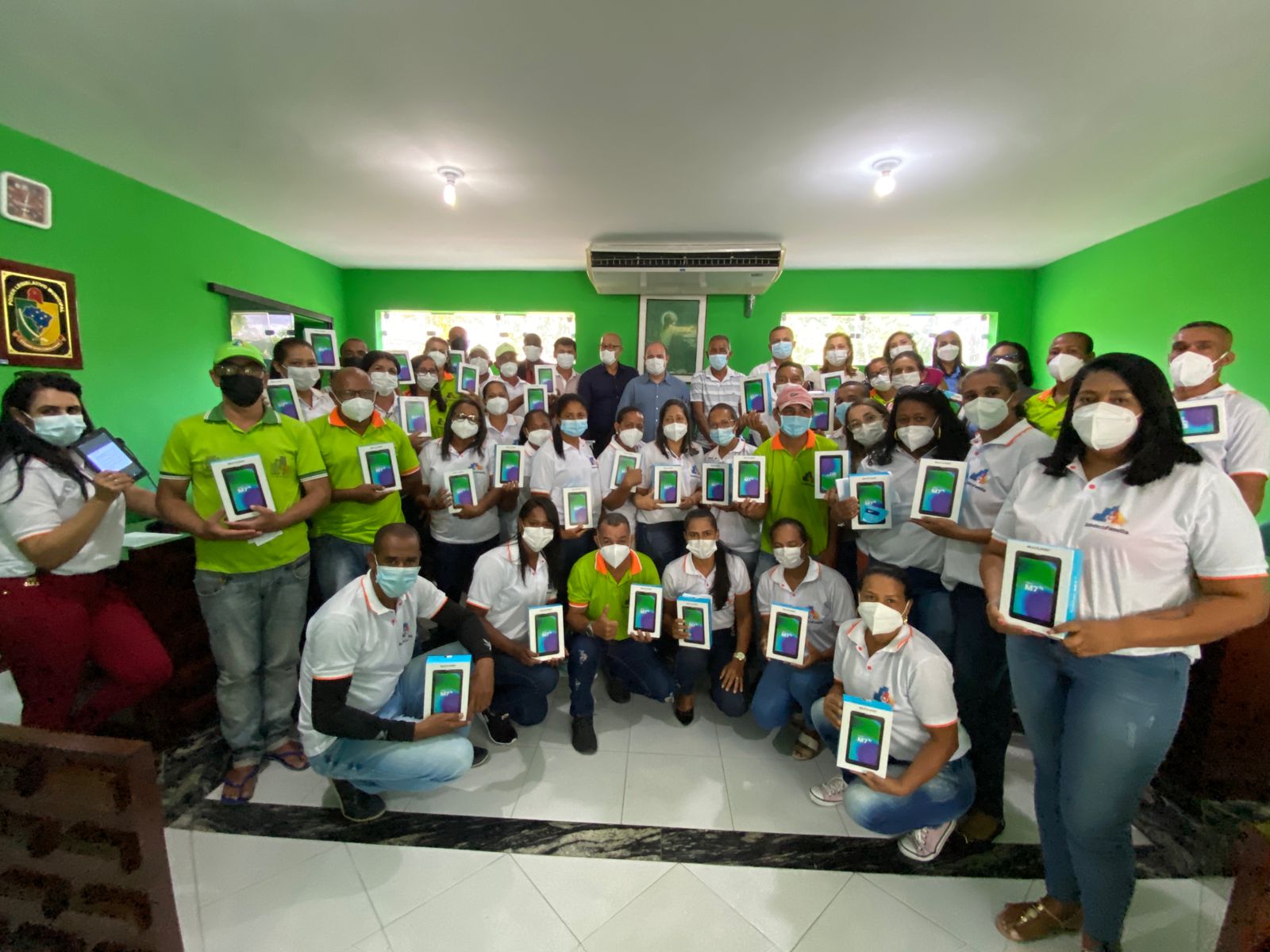 Prefeitura de Serra Preta entrega tablets aos Agentes Comunitários de Saúde 