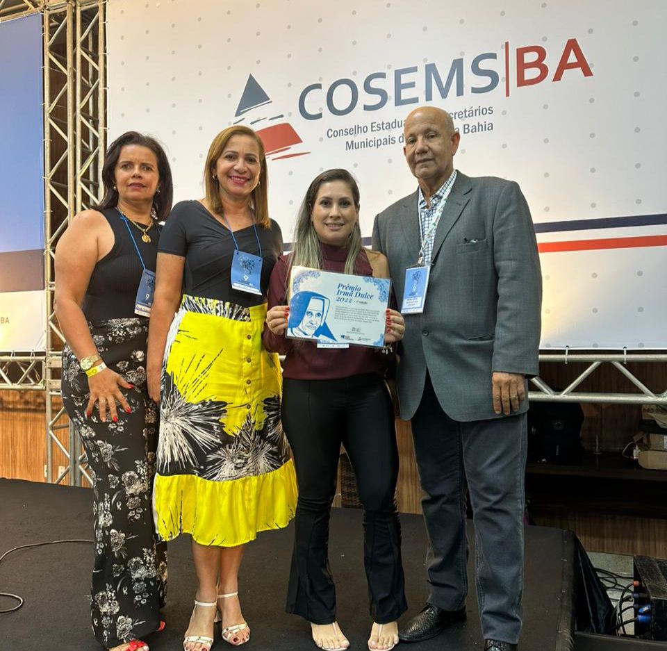 Município de Serra Preta recebe prêmio Irmã Dulce por trabalhos desenvolvidos na Saúde 